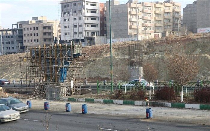 آماده سازی پروژه دوربرگردان پاسداران به نصر برای عرشه گذاری