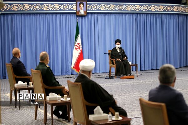 دیدار دست‌اندرکاران مراسم سالگرد شهید سلیمانی با رهبر معظم انقلاب