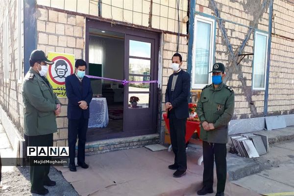 افتتاح دبیرخانه نکوداشت اولین سالگرد شهادت سردار سلیمانی مستقر در دبیرستان فرزانگان