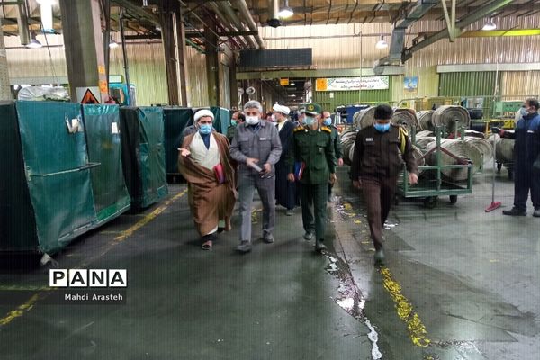 بازدید مسئولان شهرستان خوسف از شرکت کویر تایر استان خراسان جنوبی