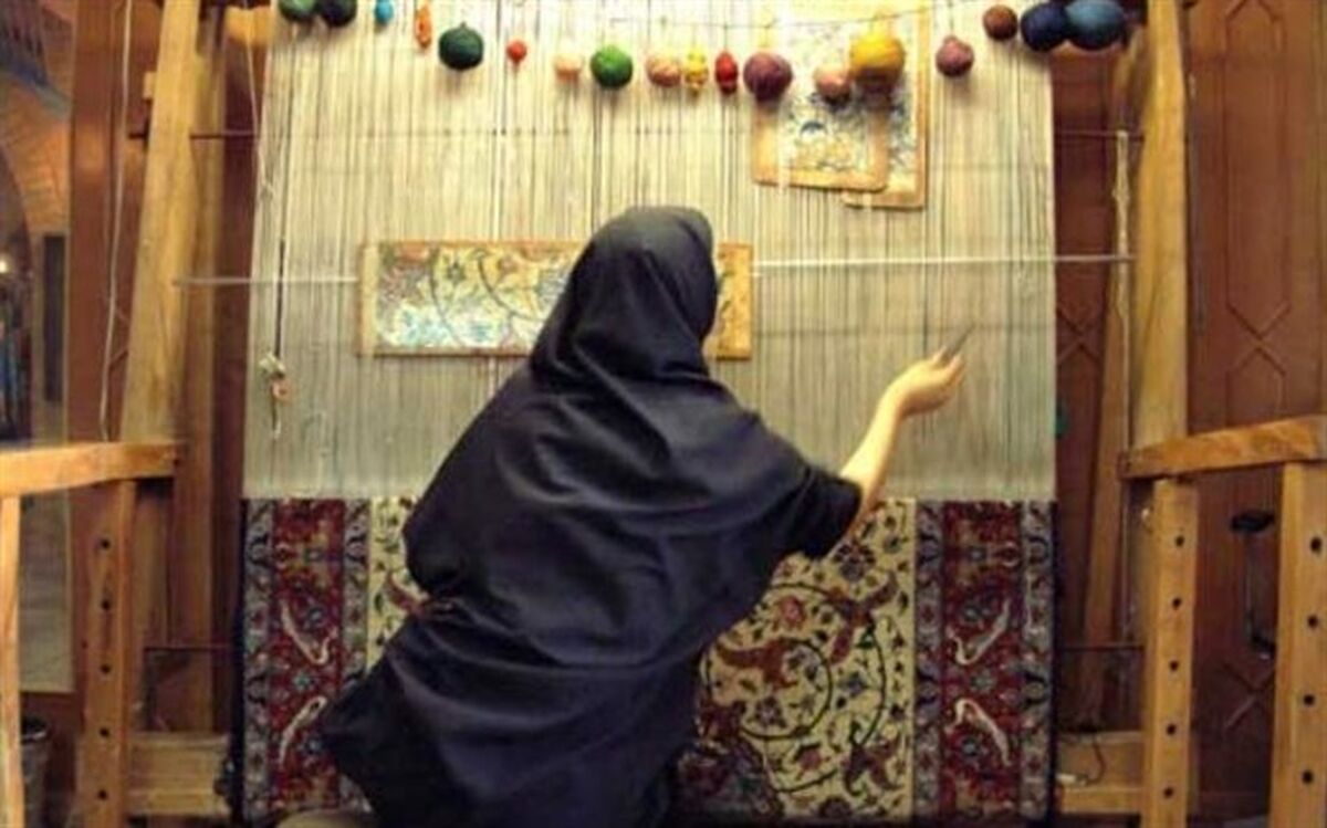 آشنایی با هنر قالی‌بافی