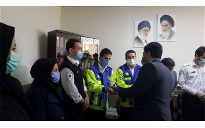 تجلیل رئیس اداره ورزش و جوانان ملارد از پرستاران شاغل در شبکه بهداشت و درمان