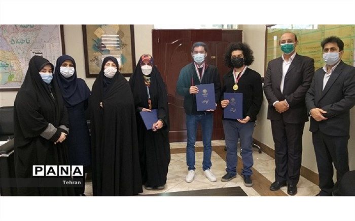 تقدیر از مدال آوران منطقه 3