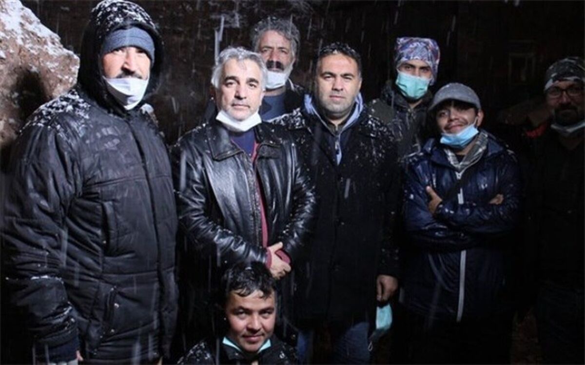 ساخت «نون.خ» زیر برف زمستانی