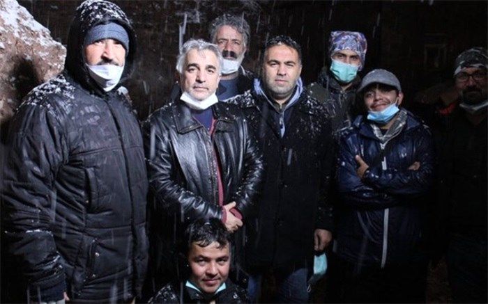 ساخت «نون.خ» زیر برف زمستانی