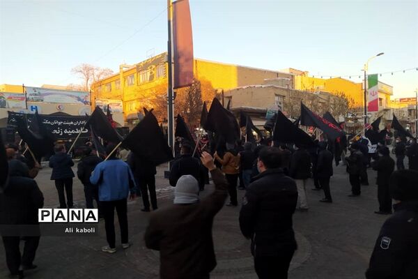 عزاداری ایام فاطمیه با رعایت اصول بهداشتی در زنجان