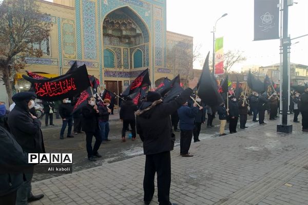 عزاداری ایام فاطمیه با رعایت اصول بهداشتی در زنجان