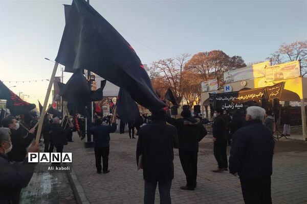 عزاداری ایام فاطمیه با رعایت اصول بهداشتی در زنجان