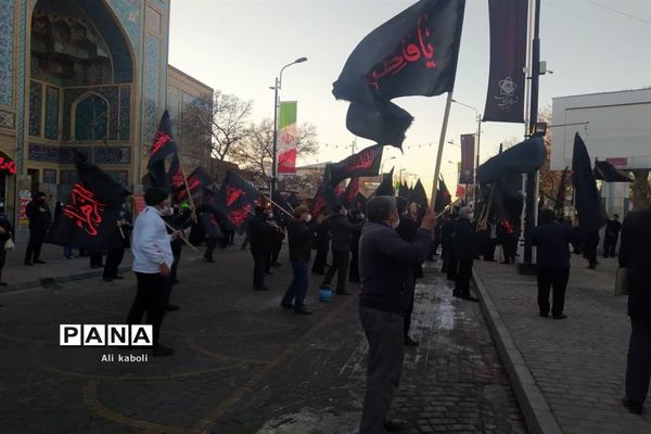 عزاداری ایام فاطمیه با رعایت اصول بهداشتی در زنجان