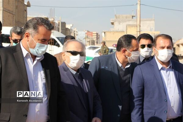 حضور استاندار فارس در آیین افتتاح و بازدید از پروژه‌های آموزشی ناحیه3 شیراز