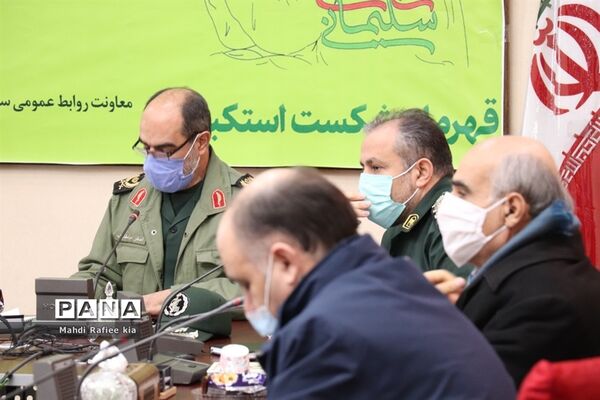 نشست خبرى تبیین برنامه‌هاى هفته مقاومت با حضور سردار عباسقلیزاده جانشین فرمانده سپاه عاشورا