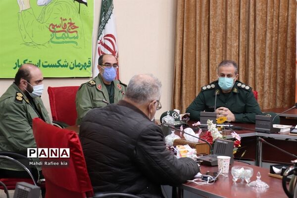 نشست خبرى تبیین برنامه‌هاى هفته مقاومت با حضور سردار عباسقلیزاده جانشین فرمانده سپاه عاشورا