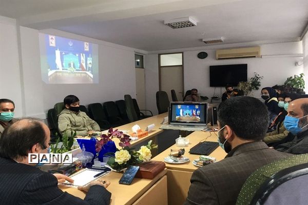 آیین تحلیف اعضای هیئت رئیسه مجلس دانش‌آموزی شهرستان‌های مازندران