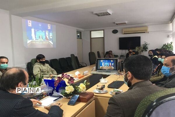 آیین تحلیف اعضای هیئت رئیسه مجلس دانش‌آموزی شهرستان‌های مازندران