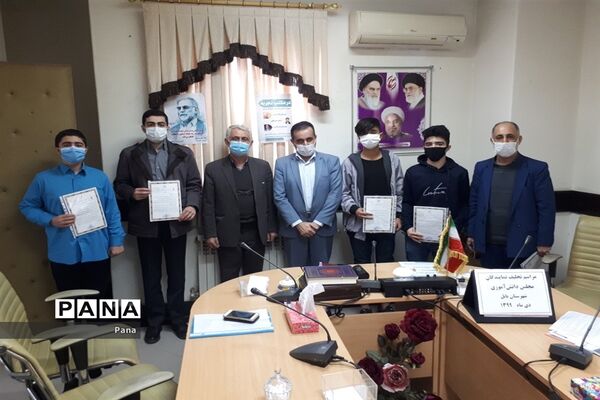 آیین تحلیف اعضای هیئت رئیسه مجلس دانش‌آموزی شهرستان‌های مازندران