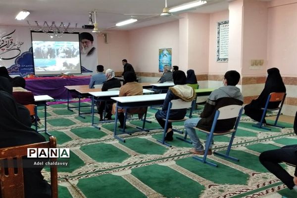 مراسم تقدیر از دانش‌آموزان برتر مسابقات، جشنواره‌های تولیدمحتوای الکترونیکی وآزمایشگاهی شهرستان حمیدیه