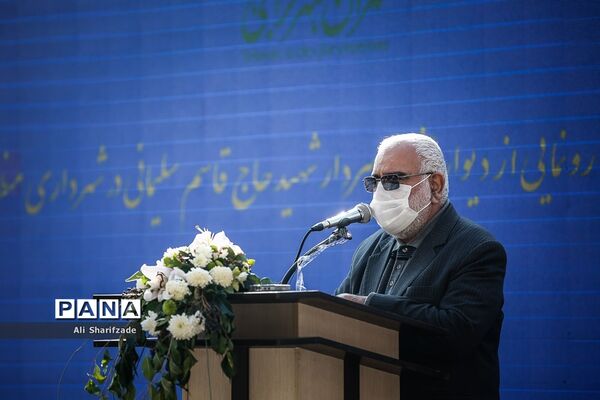 رونمایی از دیوار نگاره سردار شهید قاسم سلیمانی