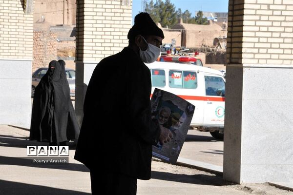فضاسازی سالگرد شهادت سردار دلها  درشهرستان خوسف  استان خراسان جنوبی
