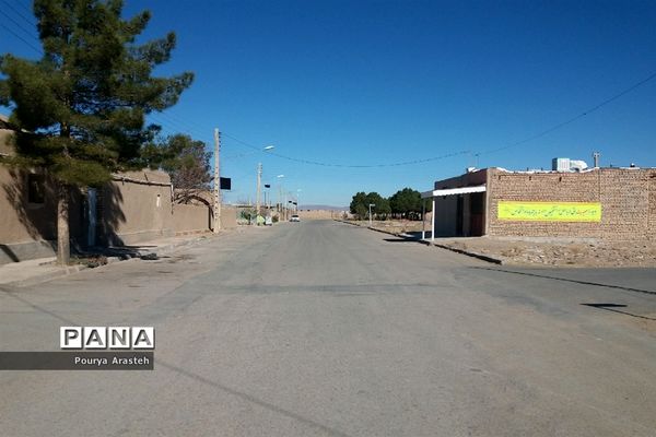 فضاسازی  روستای معصوم آباد شهرستان خوسف به مناسبت ایام فاطمیه وشهادت سرداردلها