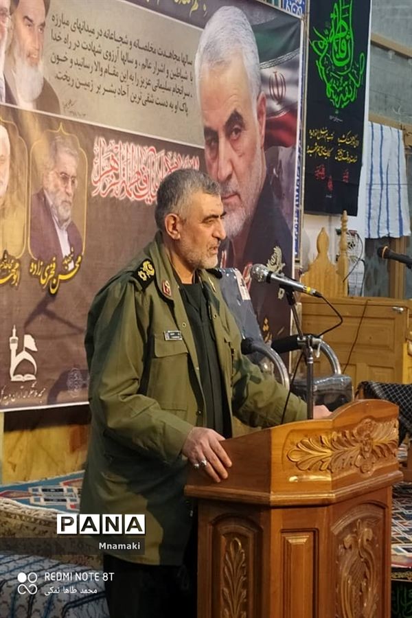 اولین سالگرد شهادت حاج قاسم سلیمانی در آران وبیدگل