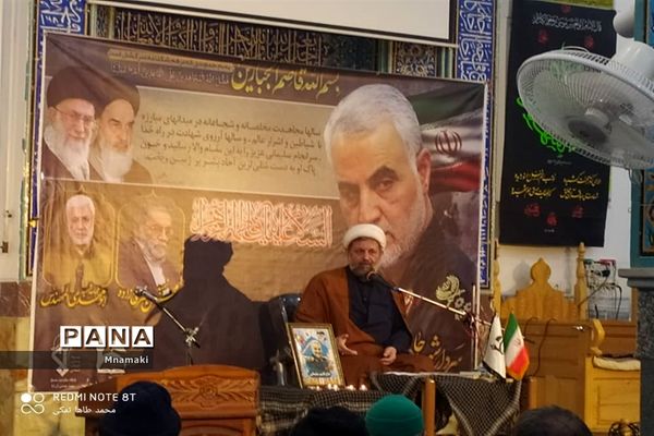 اولین سالگرد شهادت حاج قاسم سلیمانی در آران وبیدگل