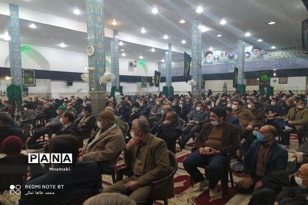 اولین سالگرد شهادت حاج قاسم سلیمانی در آران وبیدگل