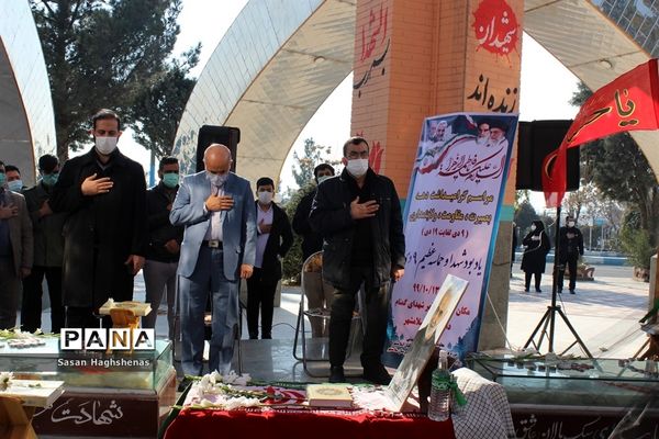 گرامیداشت یاد سردار دل‌ها شهید سلیمانی در مقبره شهدای گمنام اسلامشهر