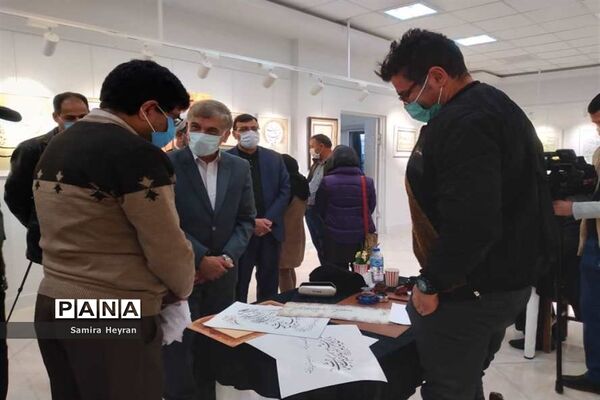 برگزاری کارگاه هم‌نویسی و نمایشگاه خوشنویسی دربیرجند