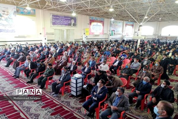 برگزاری مراسم سالگرد شهادت سردار سلیمانی در شهرستان کارون