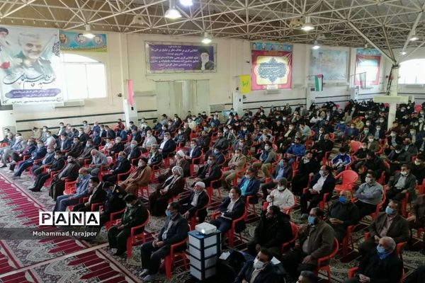 برگزاری مراسم سالگرد شهادت سردار سلیمانی در شهرستان کارون