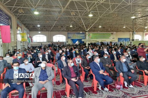 برگزاری مراسم سالگرد شهادت سردار سلیمانی در شهرستان کارون