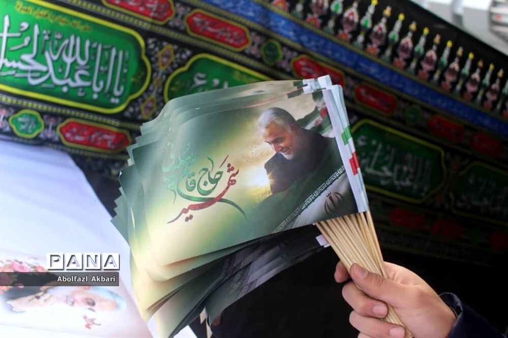 نخستین سالگرد شهید سلیمانی در ساری
