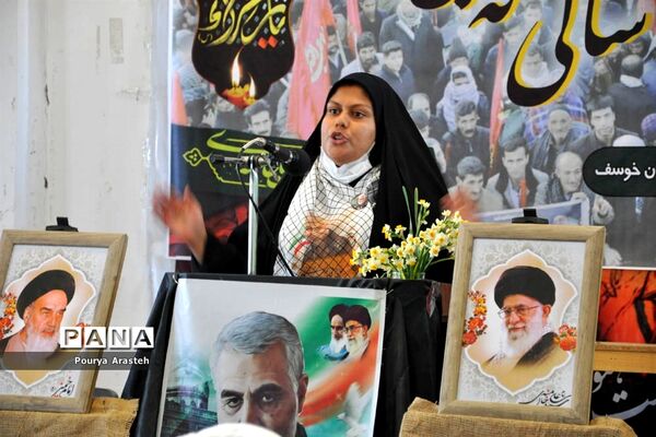 مراسم نخستین سالگرد سردار دل‌ها در شهرستان خوسف استان خراسان جنوبی
