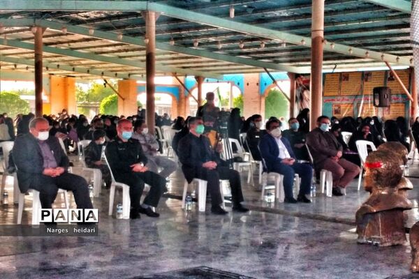 مراسم گرامیداشت اولین سالگرد شهادت سردارسلیمانی در شهرستان امیدیه