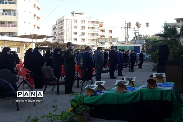 برگزاری مراسم سالگرد شهادت سردار سلیمانی در شهرستان مسجدسلیمان