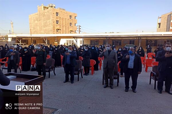 برگزاری مراسم سالگرد شهادت سردار سلیمانی در شهرستان مسجدسلیمان