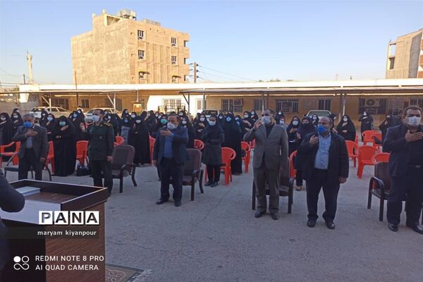 برگزاری مراسم سالگرد شهادت سردار سلیمانی در شهرستان مسجدسلیمان