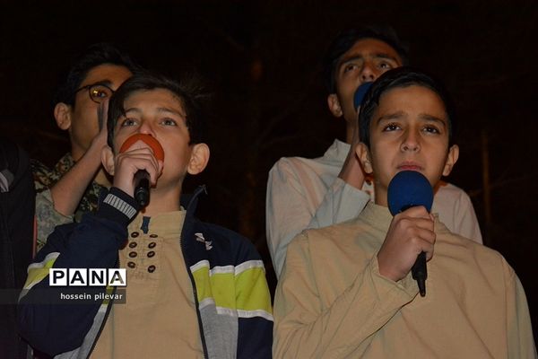 حرکت کاروان خودرویی در خیابان های بیرجند