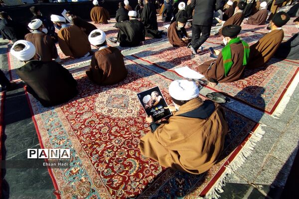 تشییع پیکرمرحوم آیت الله محمد تقی مصباح یزدی در حرم مطهر حضرت امام رضا (ع)