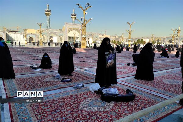 تشییع پیکرمرحوم آیت الله محمد تقی مصباح یزدی در حرم مطهر حضرت امام رضا (ع)