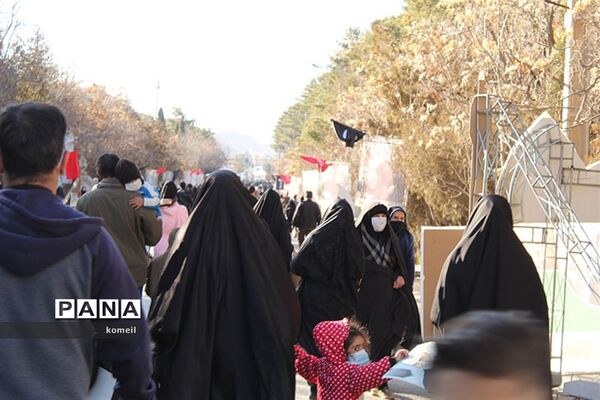مراسم سالگرد سردار سلیمانی در گلزار شهدای کرمان