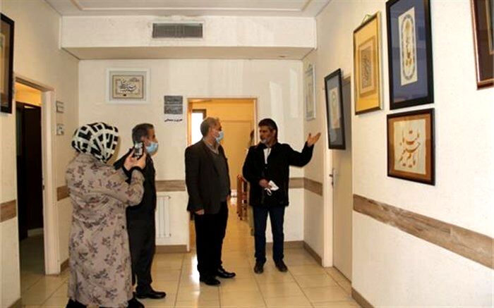 نمایشگاه خوشنویسی سردار قهرمان در ملارد افتتاح شد