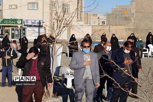 برگزاری مراسم سالگردشهید حاج قاسم سلیمانی در روستای چهکند ربیرجند