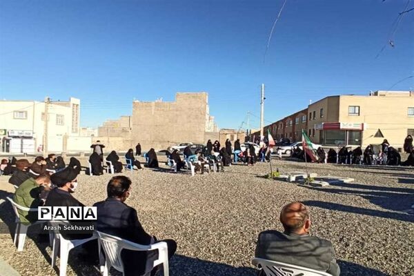 برگزاری مراسم سالگردشهید حاج قاسم سلیمانی در روستای چهکند ربیرجند