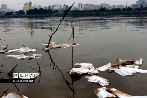 ساحل کارون و پسماندهای کرونایی