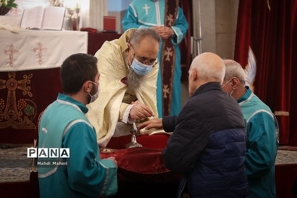 مراسم میلاد حضرت مسیح (ع)  در کلیسای گریگور لوساووریچ مقدس