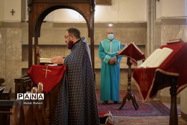 مراسم میلاد حضرت مسیح (ع)  در کلیسای گریگور لوساووریچ مقدس