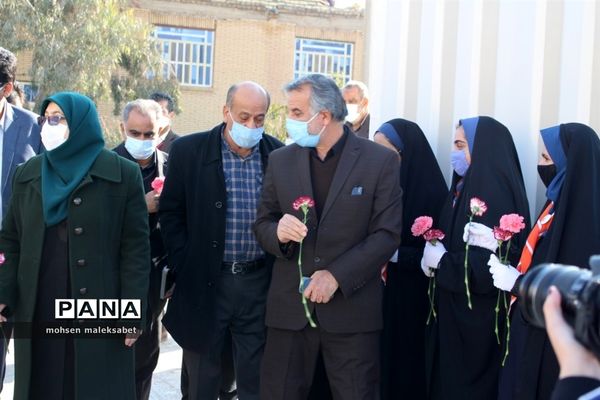 آیین افتتاح دبیرستان خیر ساز۱۲ کلاسه ابوطالب صابری