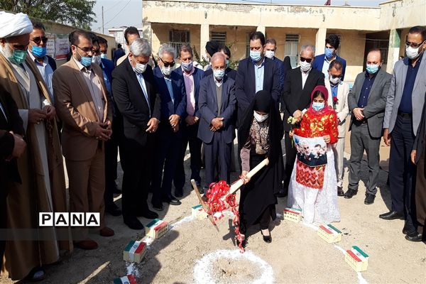 آغاز احداث مدرسه ۶ کلاسه در منطقه طویشه آبادان با مشارکت یک خیر مدرسه‌ساز