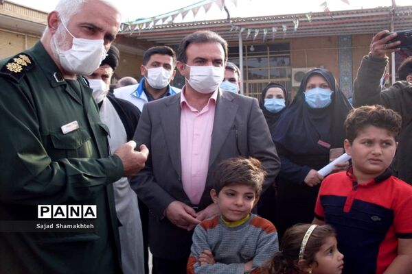 بازدید رئیس دانشگاه علوم پزشکی  اهواز از کوی منبع آب